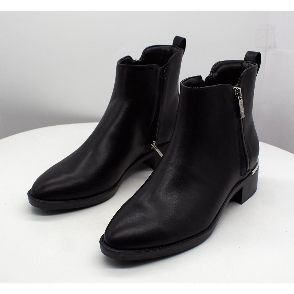 Calvin Klein Women's Deniece Block Heel Ankle Booties Women's Shoes - Picture 4 of 8